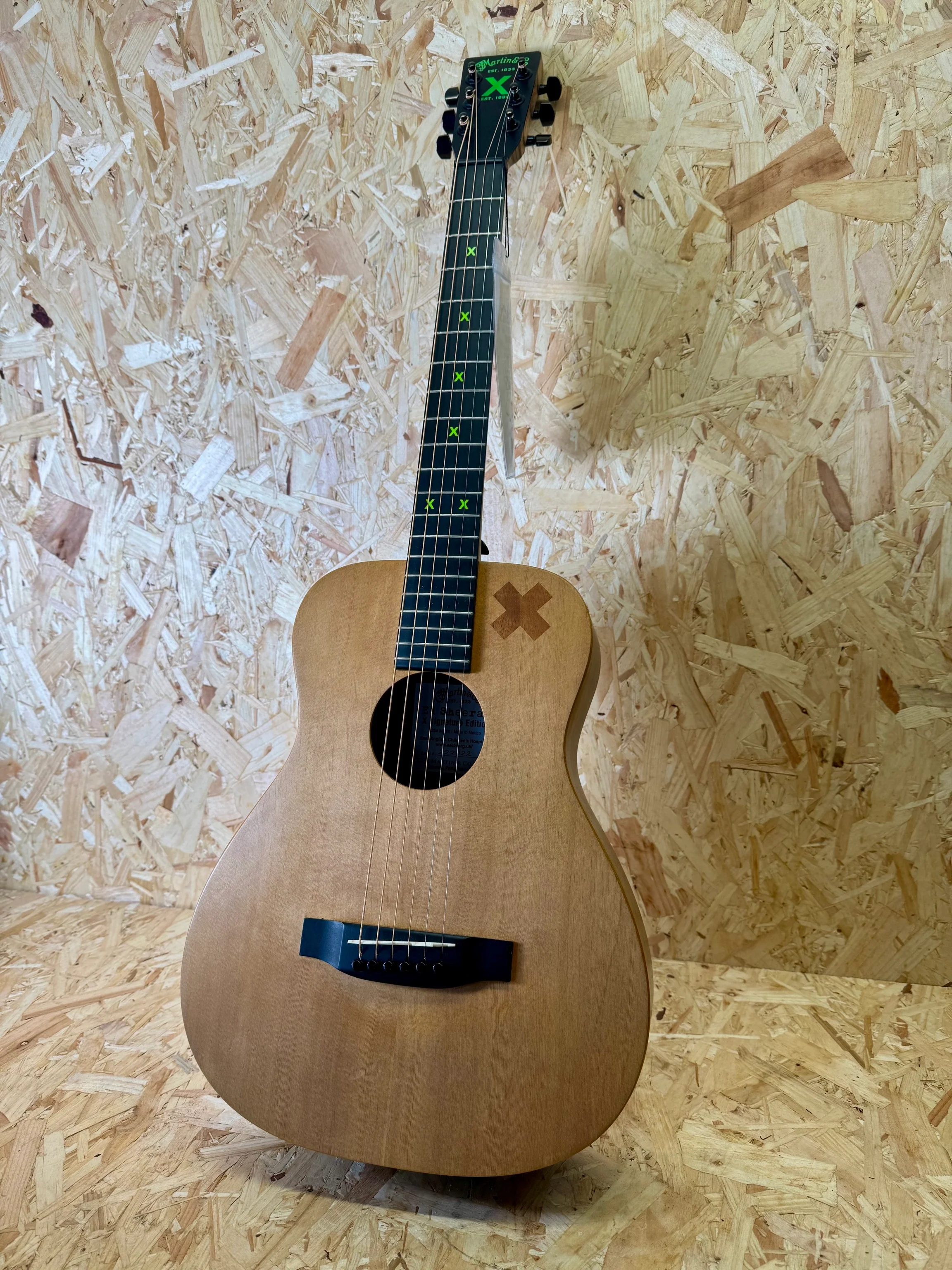 Martin LX1E Ed Sheeran X Edition Signature Electro-Acoustic Guitar in Natural - Pre-Owned - Image 3