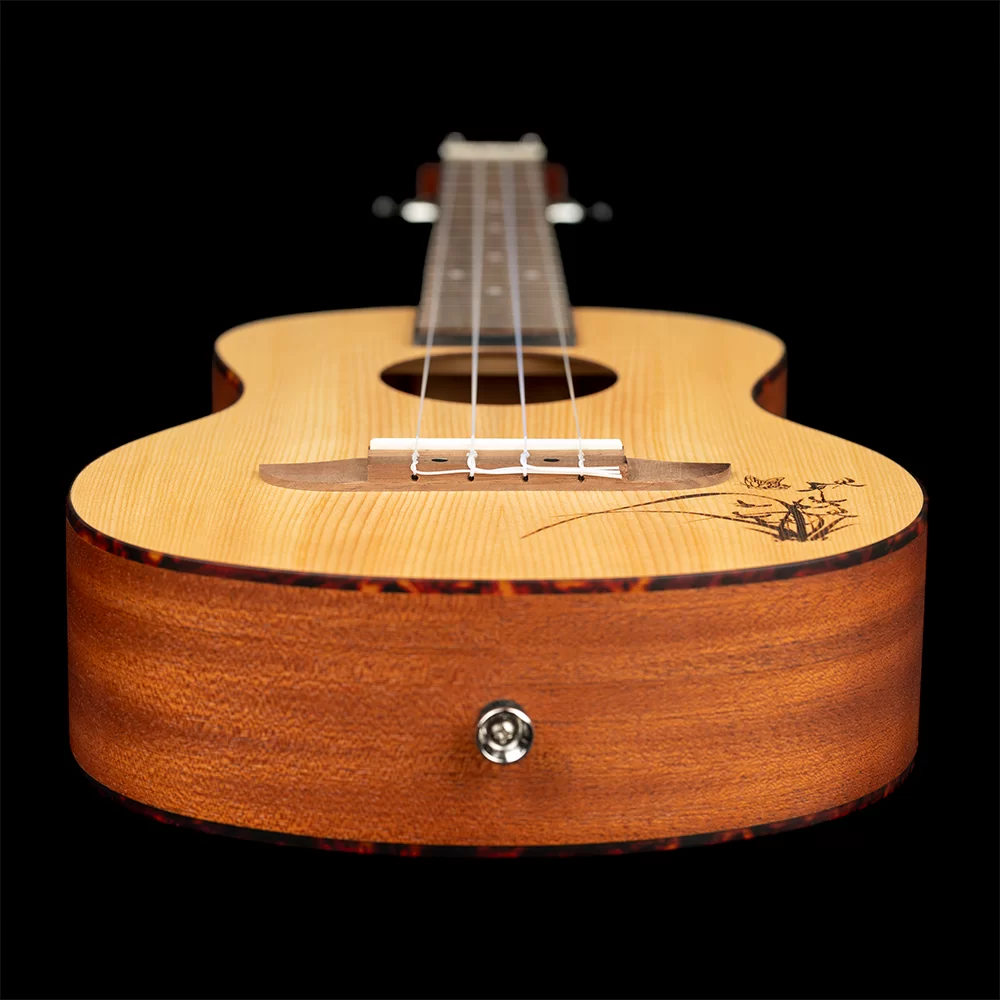 Ortega Tenor Ukulele Spruce/ Sapele Natural - RU5-TE - Image 5
