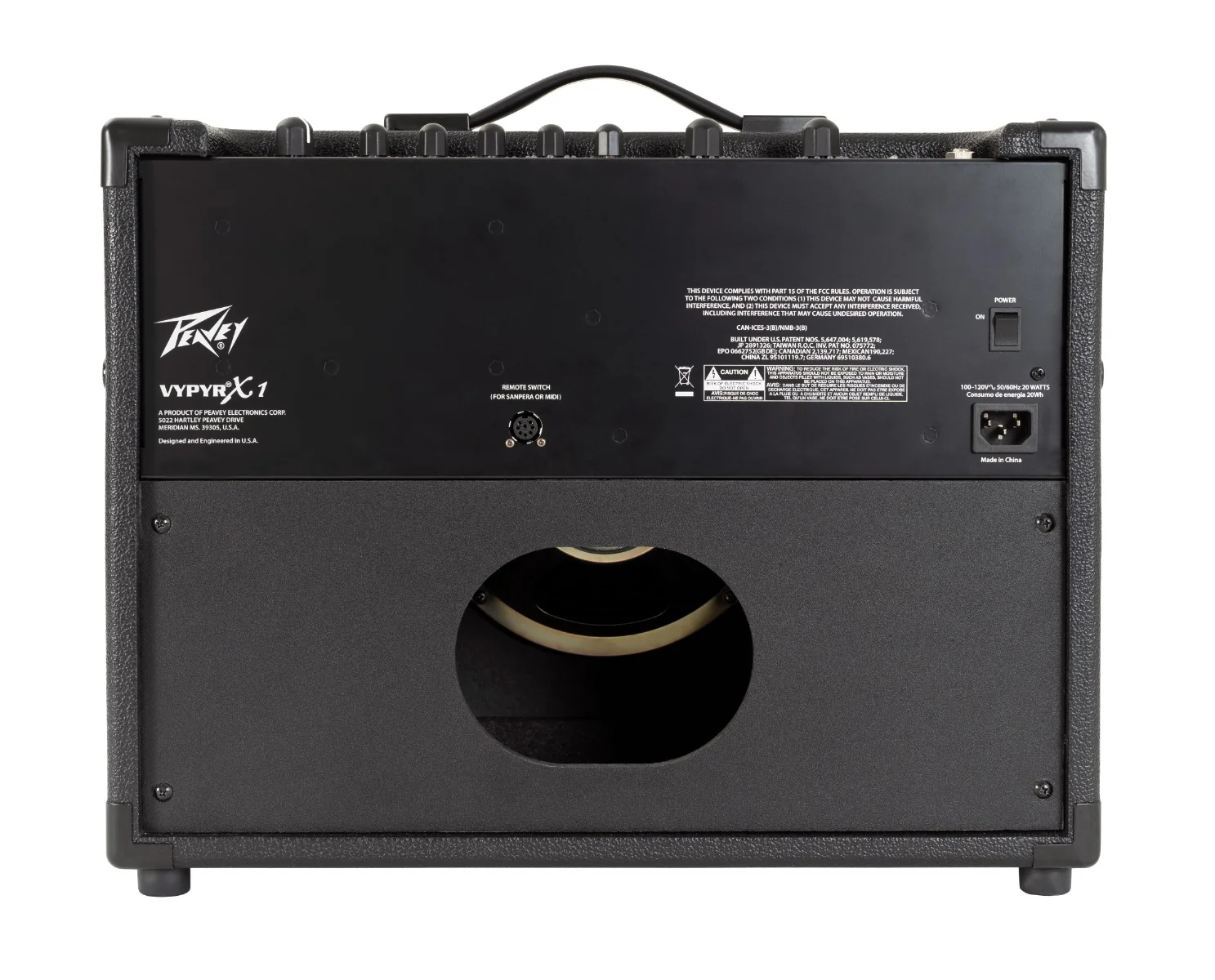 Peavey Vypyr X1 20W Modelling Electric Guitar, Bass & Acoustic Amplifier - Image 9