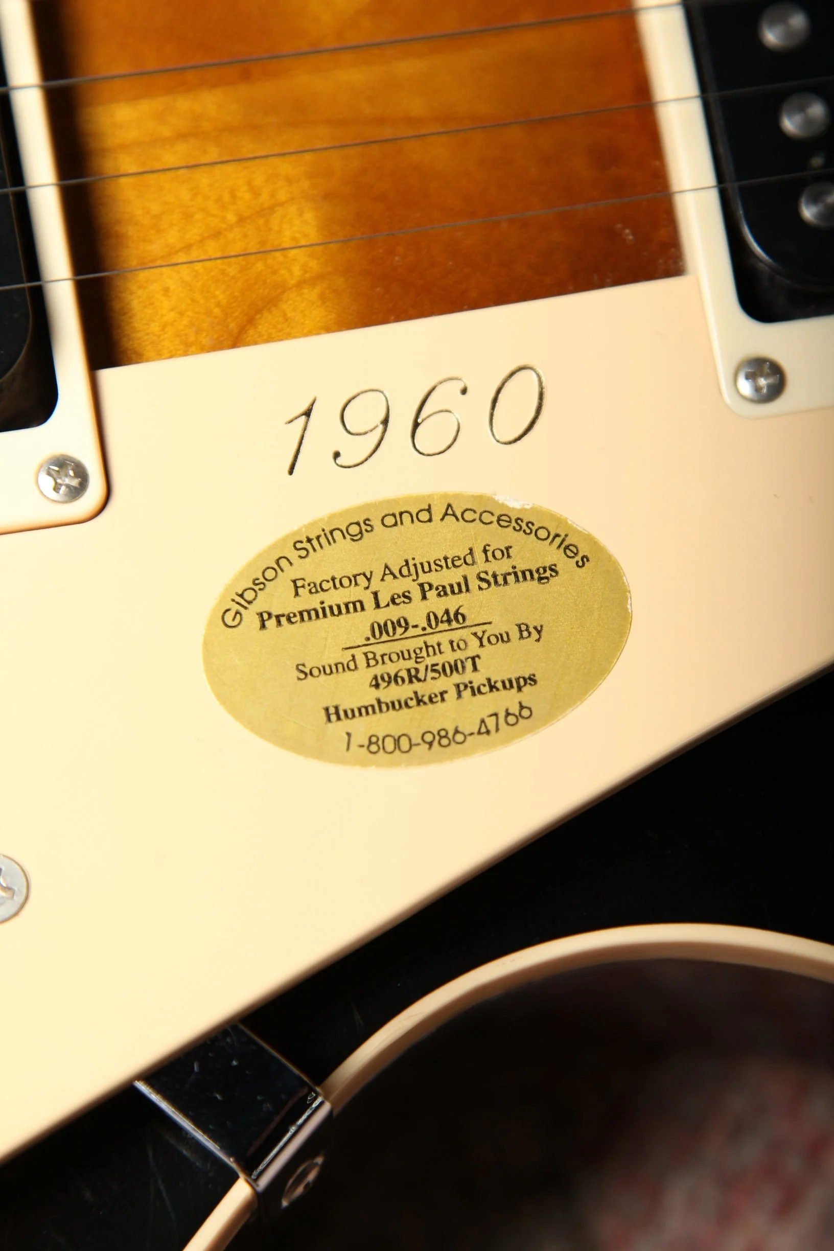 Pre-Owned 2001 Gibson Les Paul Classic 1960 RI - Tobacco Burst - Image 16