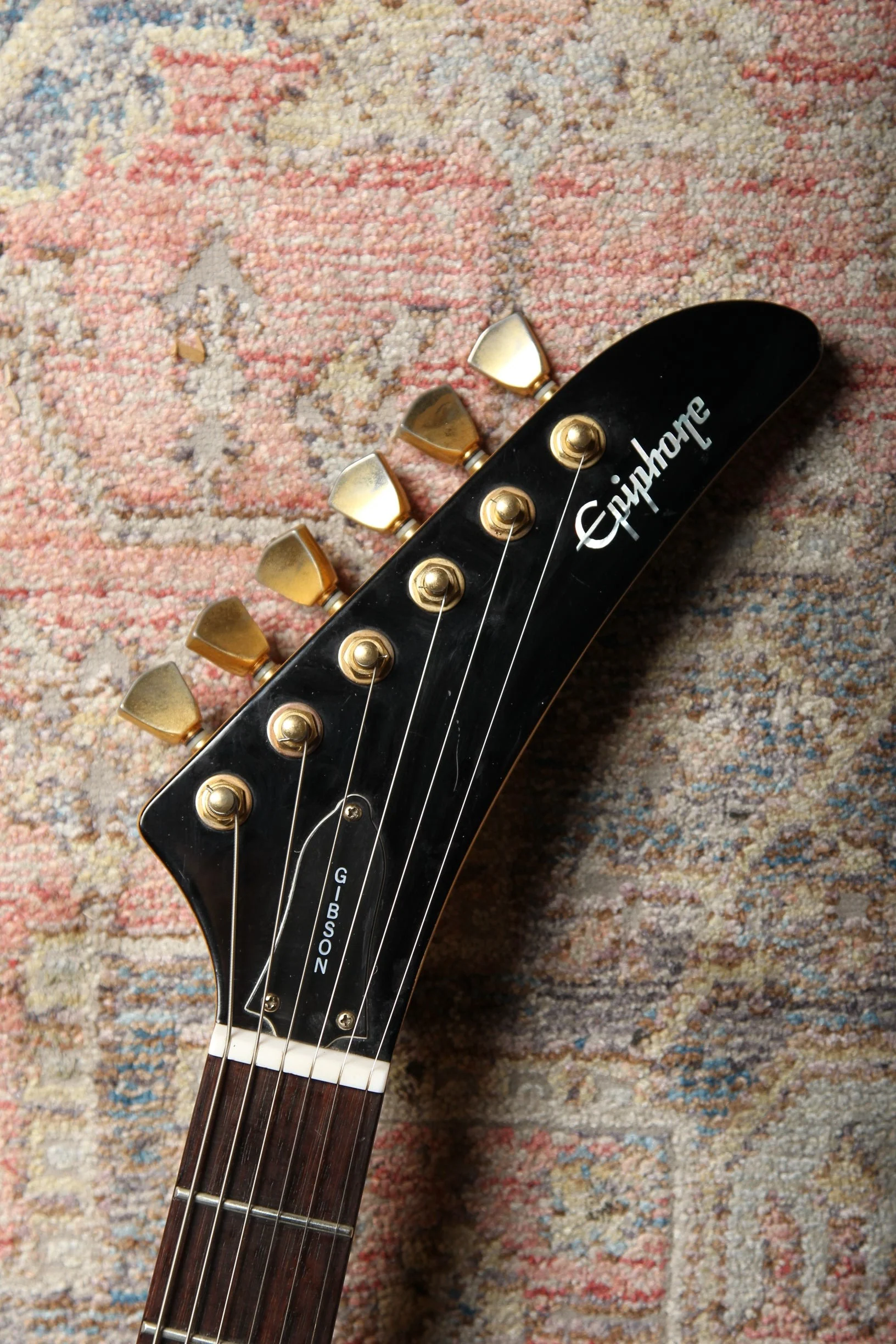 Pre-Owned 2002 Epiphone Korina Explorer '58 RI - Korean Made - Image 6