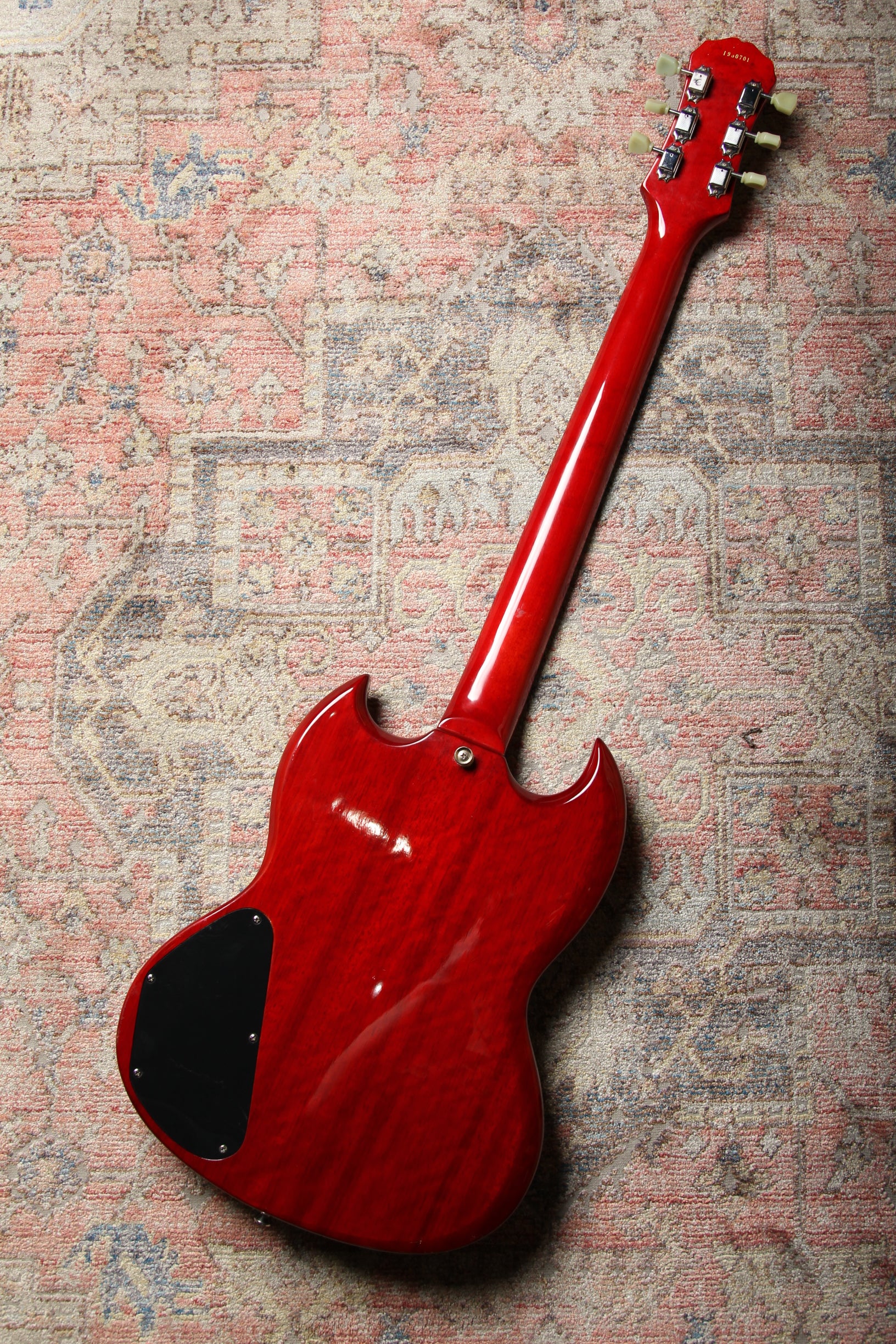 Pre-Owned 2005 Epiphone SG - Cherry Red - Image 4