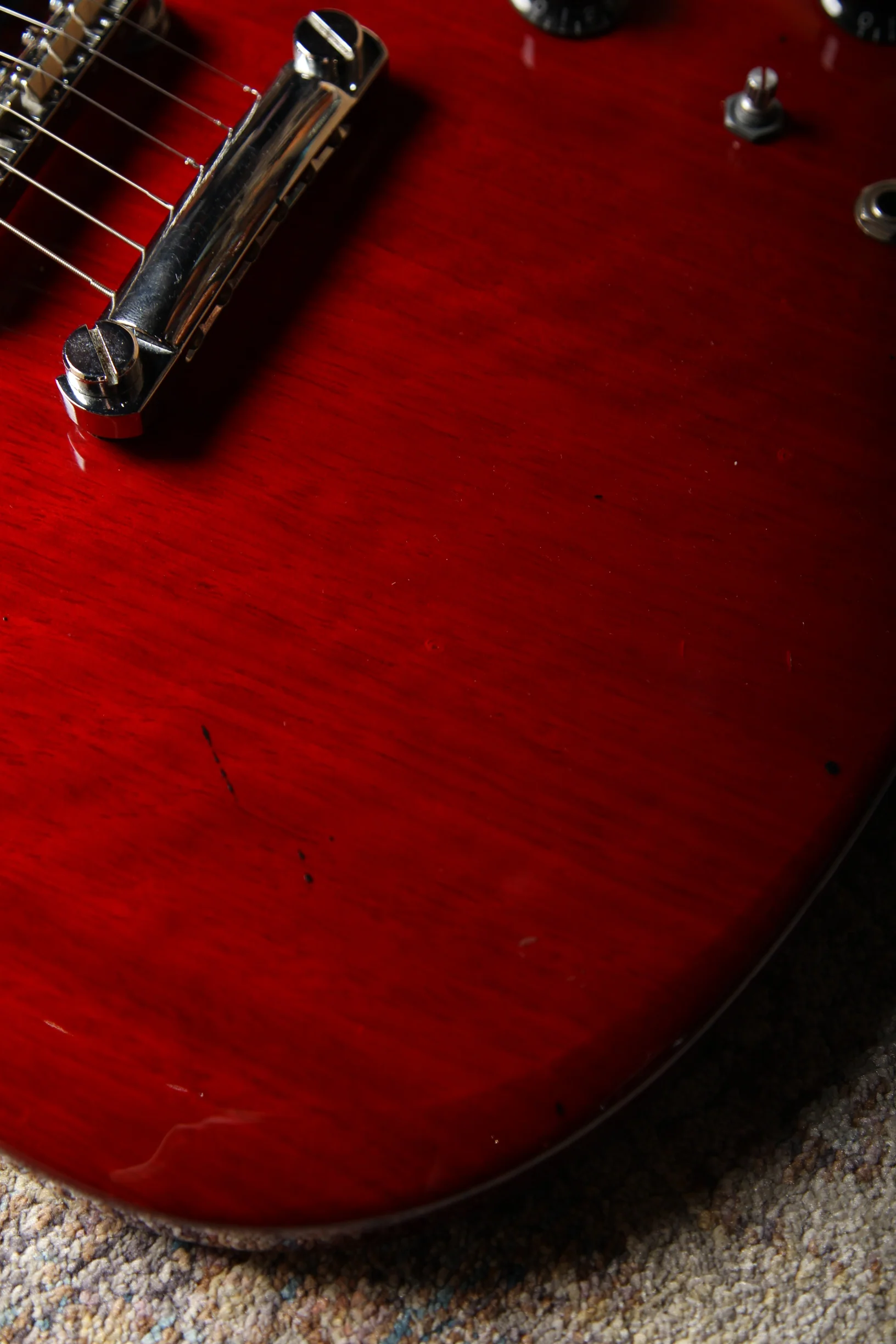 Pre-Owned 2005 Epiphone SG - Cherry Red - Image 9