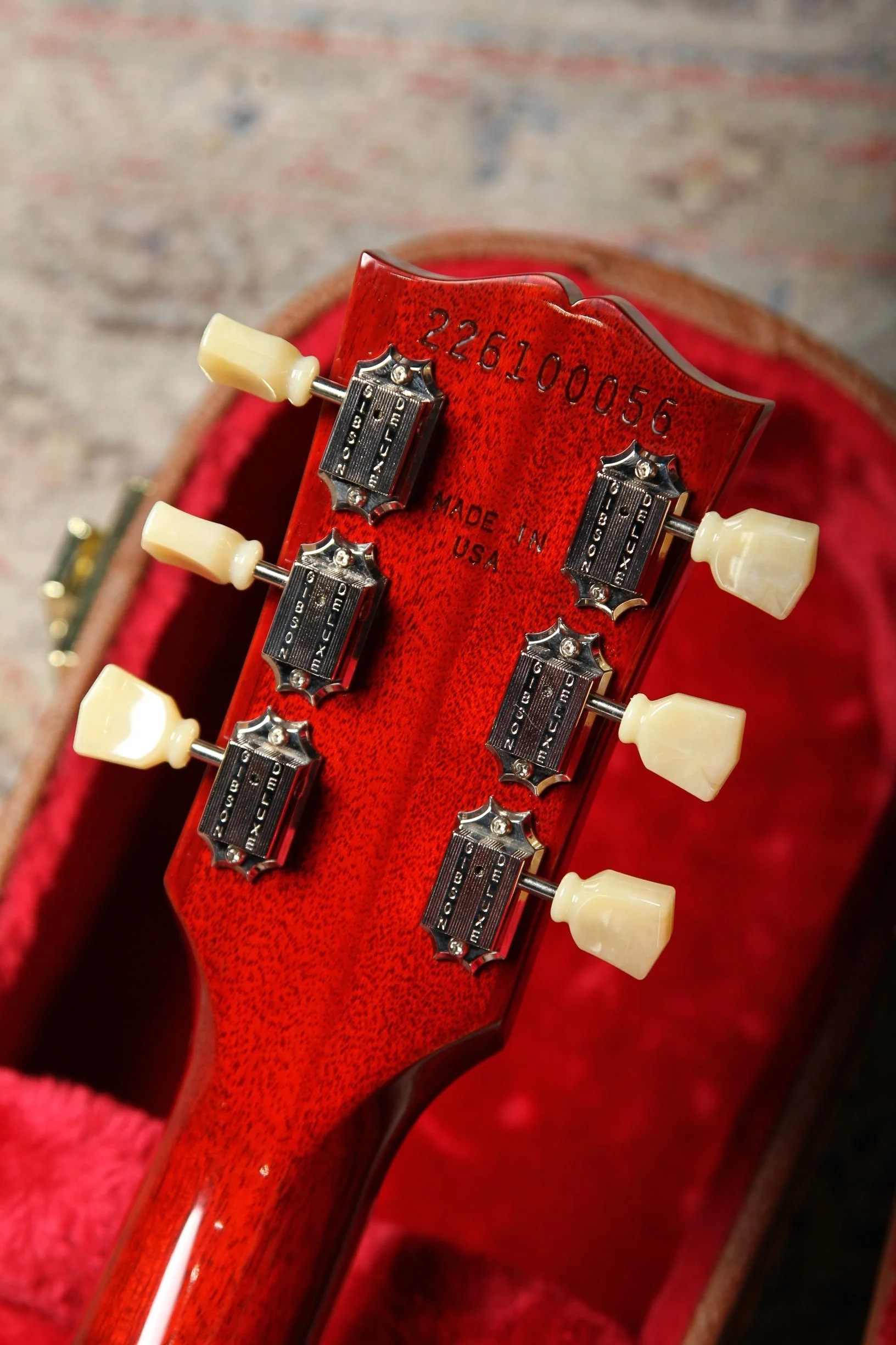 2022 Gibson Les Paul 50's Standard - Heritage Cherry Burst - Image 5