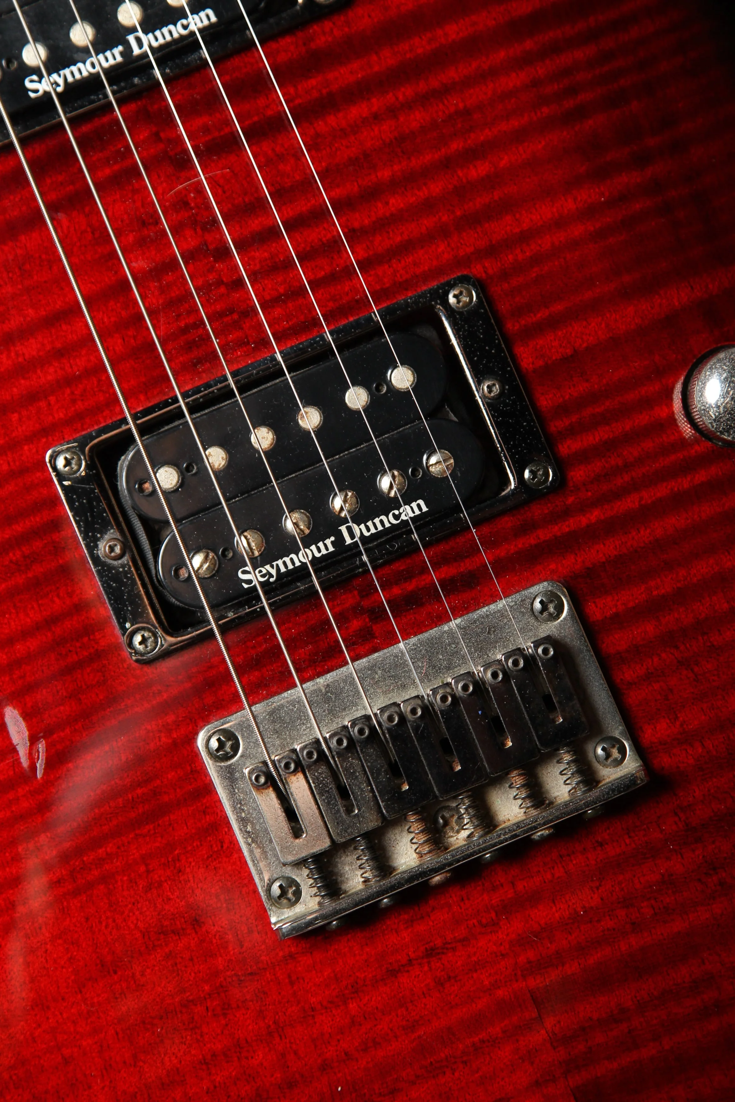 Pre-Owned 2004 Fender Special Edition Custom Telecaster FMT HH - Black Cherry Burst - Image 9