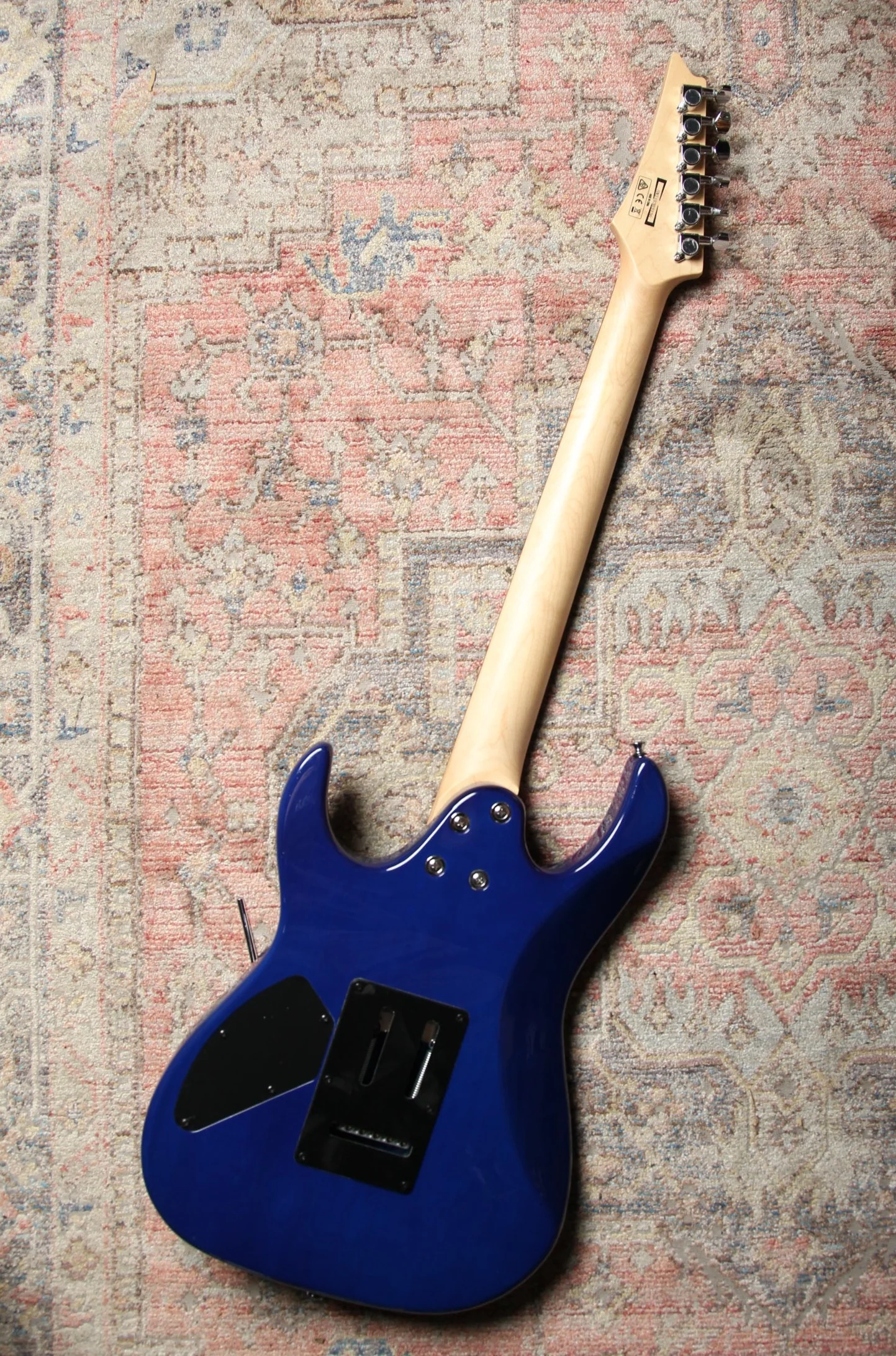 Pre-Owned Ibanez GIO GRX70QA - Transparent Blue Burst - Image 4