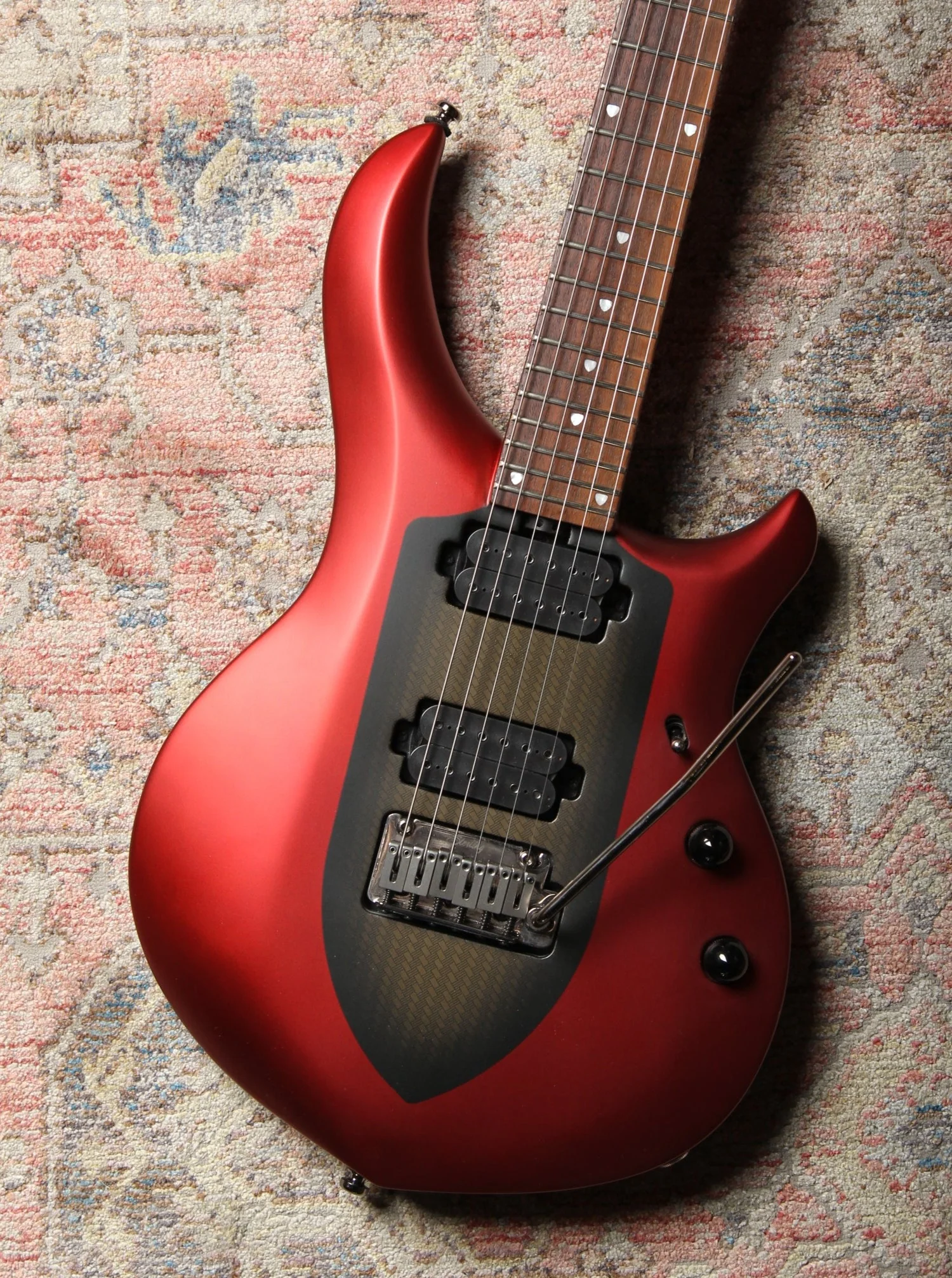 Pre-Owned Sterling by Music Man Majesty MAJ100 - Ice Crimson Red - John Petrucci Signature Guitar