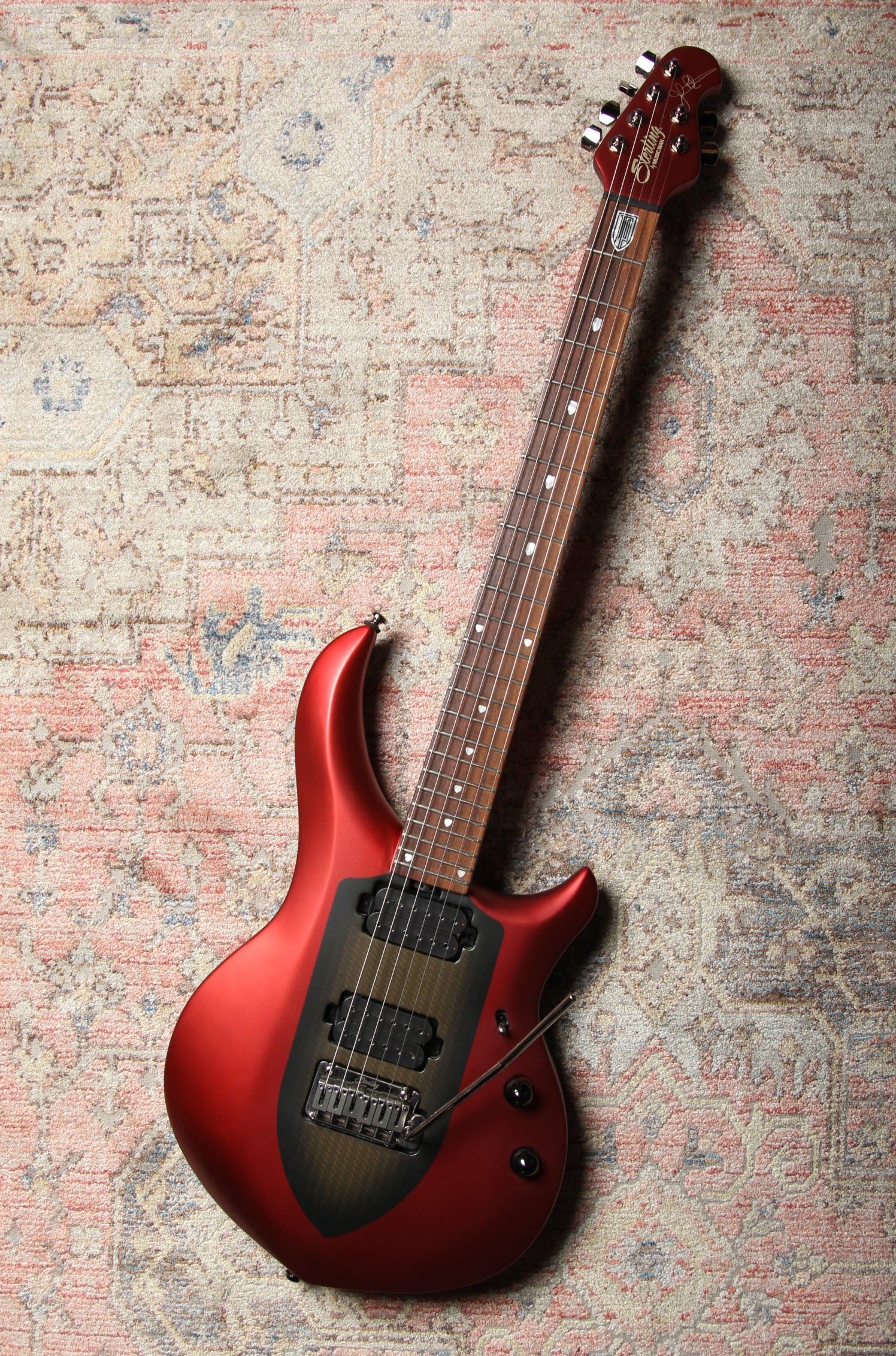 Pre-Owned Sterling by Music Man Majesty MAJ100 - Ice Crimson Red - John Petrucci Signature Guitar - Image 2