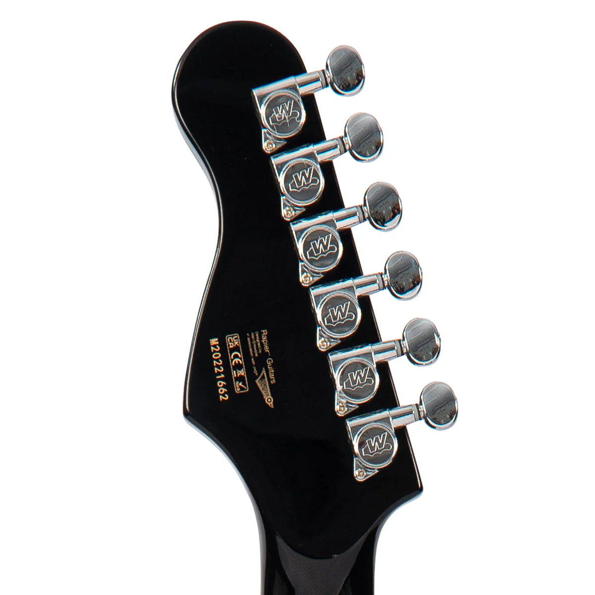 Rapier Deluxe Electric Guitar ~ Gloss Black - Image 8
