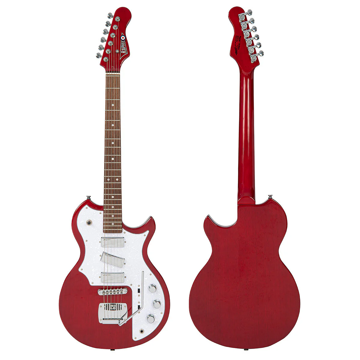 Rapier Deluxe Electric Guitar ~ Thru Red - Image 4