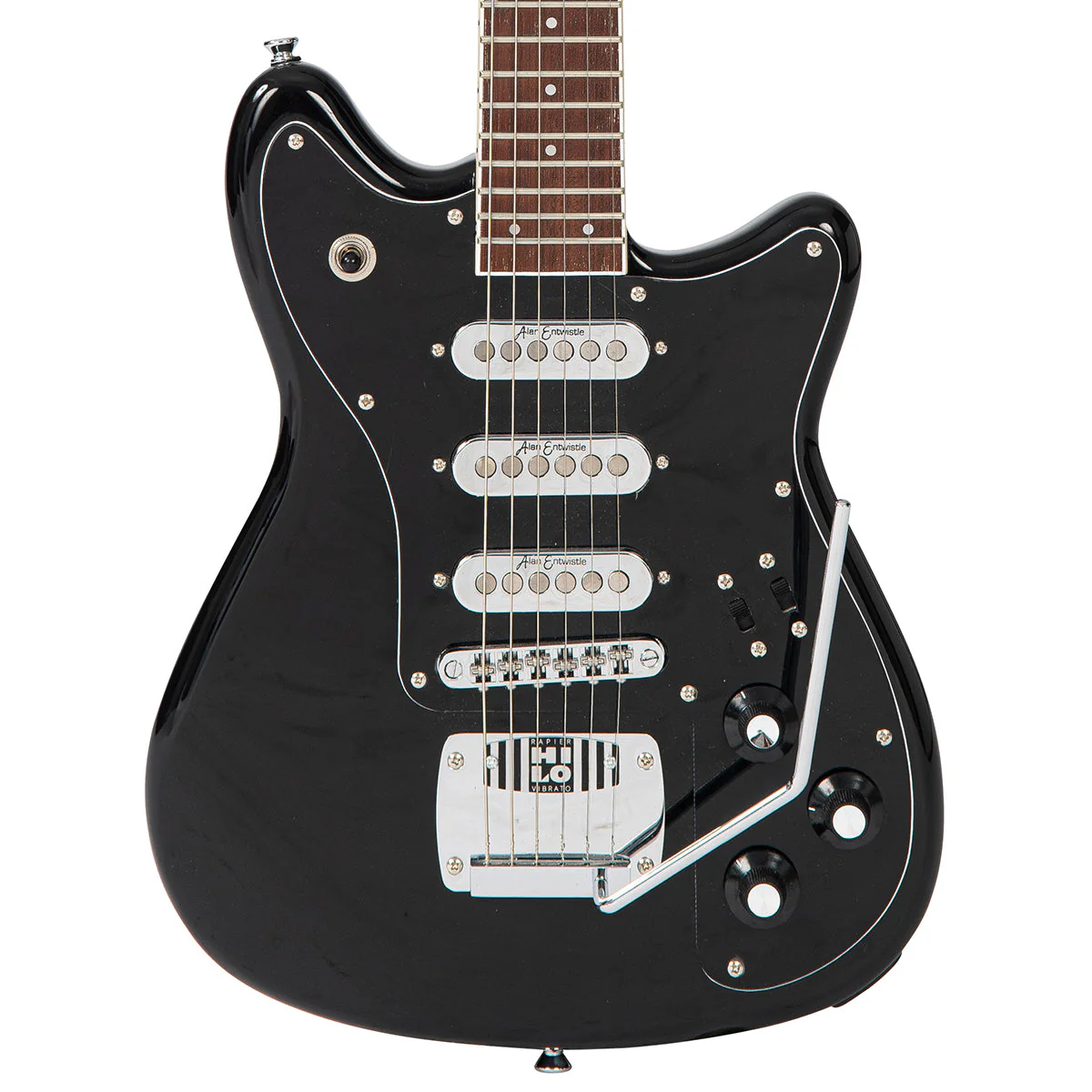 Rapier Mercury Electric Guitar ~ Gloss Black - Image 5