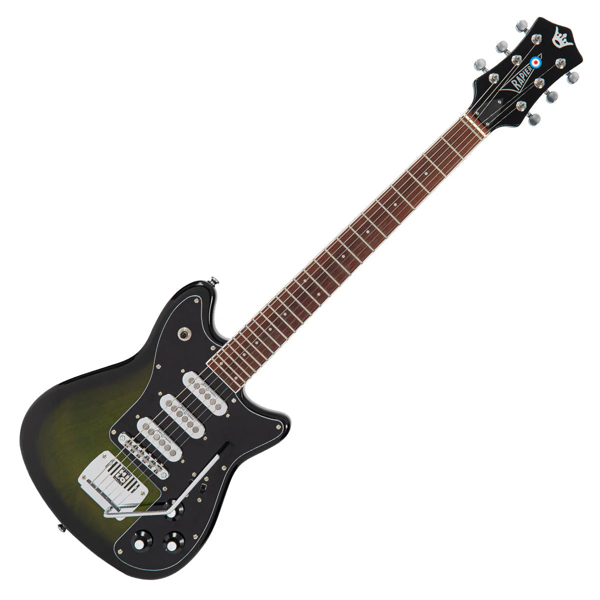 Rapier Mercury Electric Guitar ~ Greenburst - Image 3
