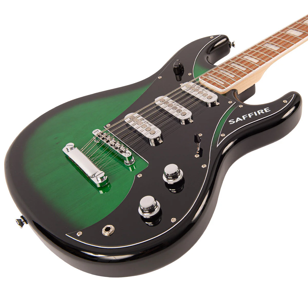 Rapier Saffire 12 String Electric Guitar ~ Greenburst - Image 2