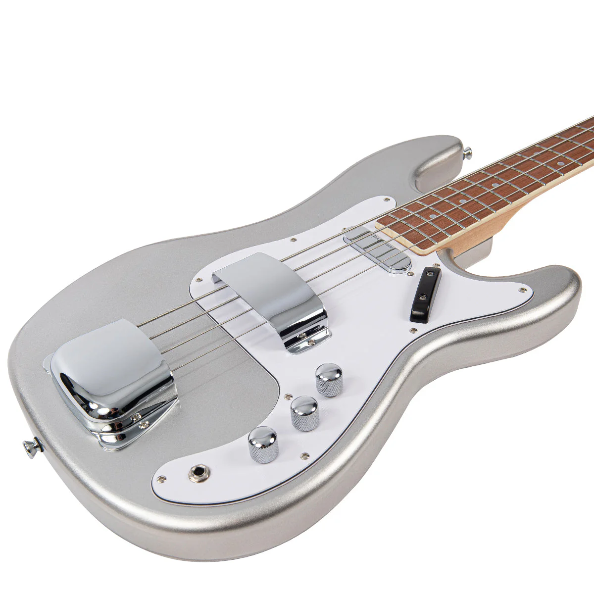 Rapier Symphonic Bass Guitar ~ Metallic Silver - Image 11
