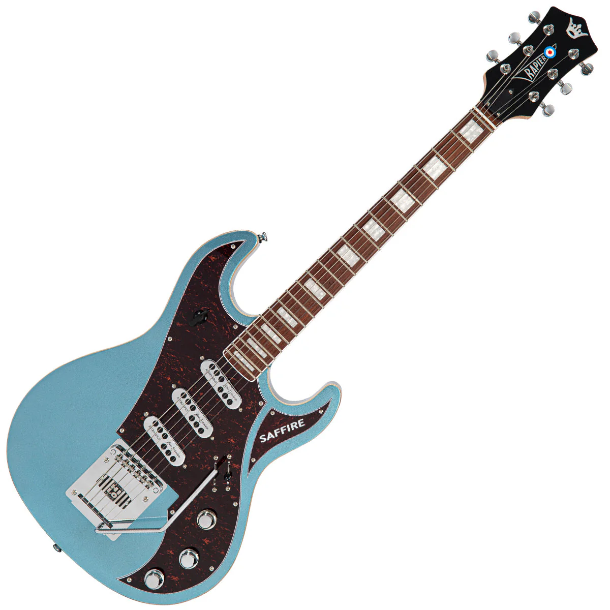 Rapier Saffire Ultra Electric Guitar ~ Ocean Blue - Image 4