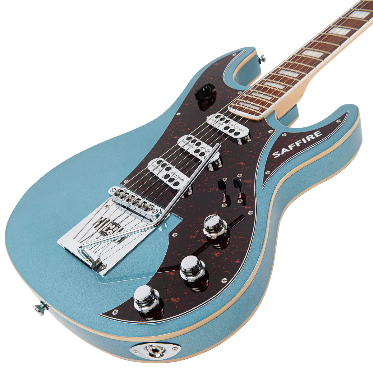 Rapier Saffire Ultra Electric Guitar ~ Ocean Blue - Image 5