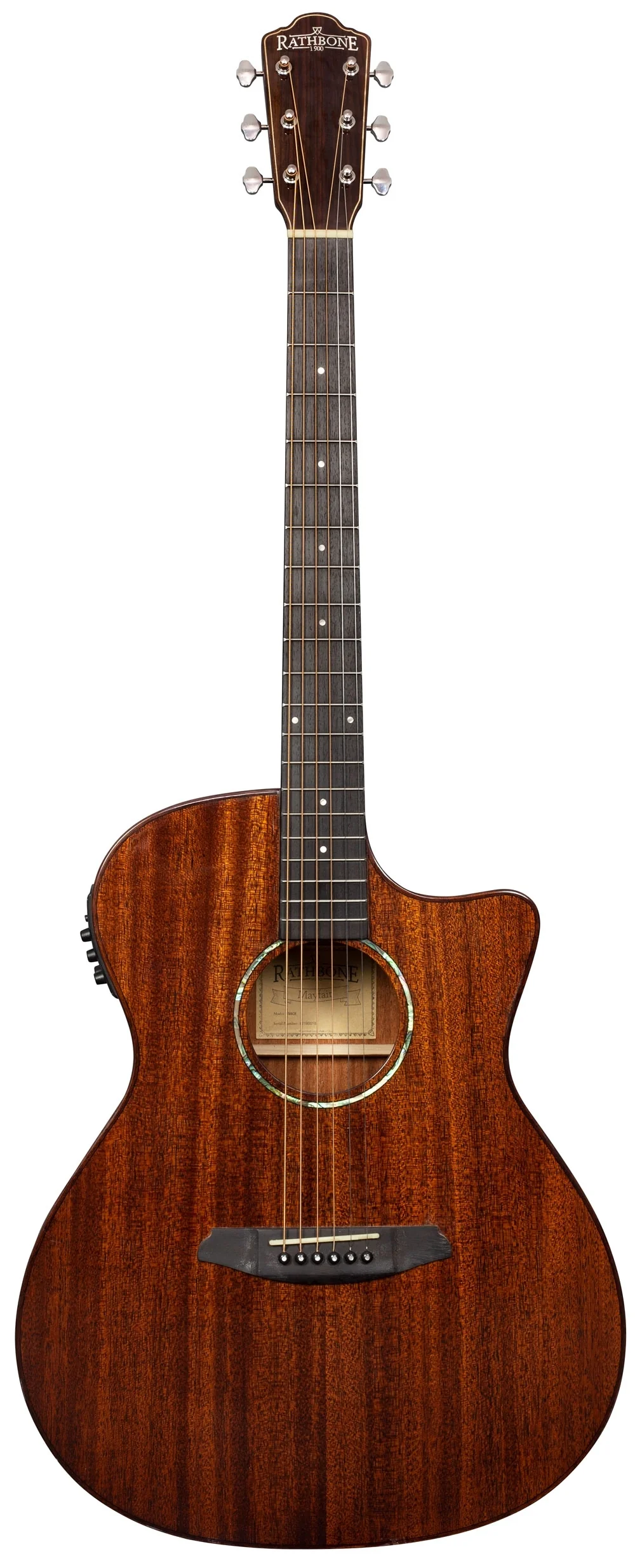 Rathbone No.3 -  Grand-Auditorium Mahogany E/Cut Acoustic Guitar - Image 2