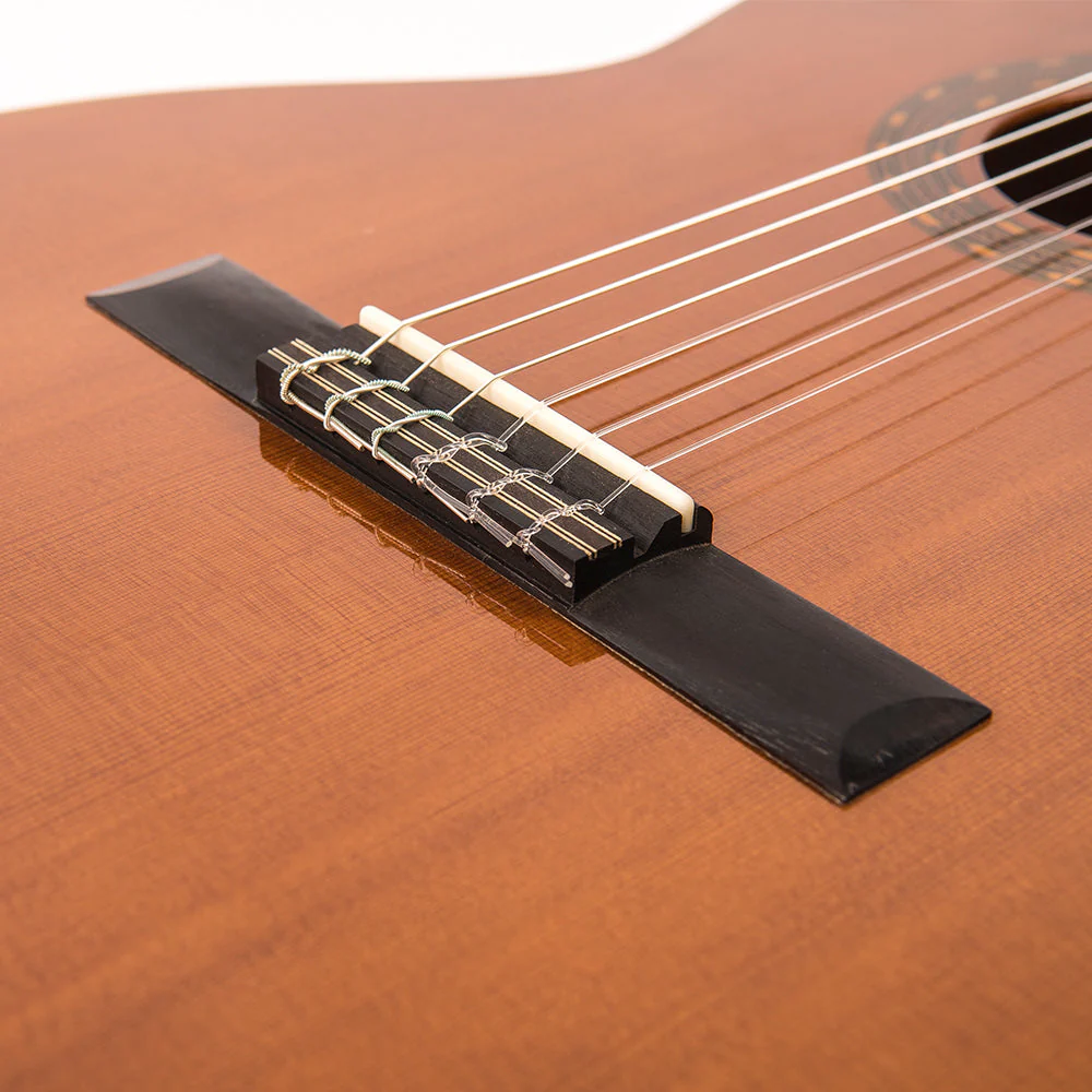Santos Martinez Allegro Cutaway Electro-Classic Guitar ~ Natural High Gloss - Image 11