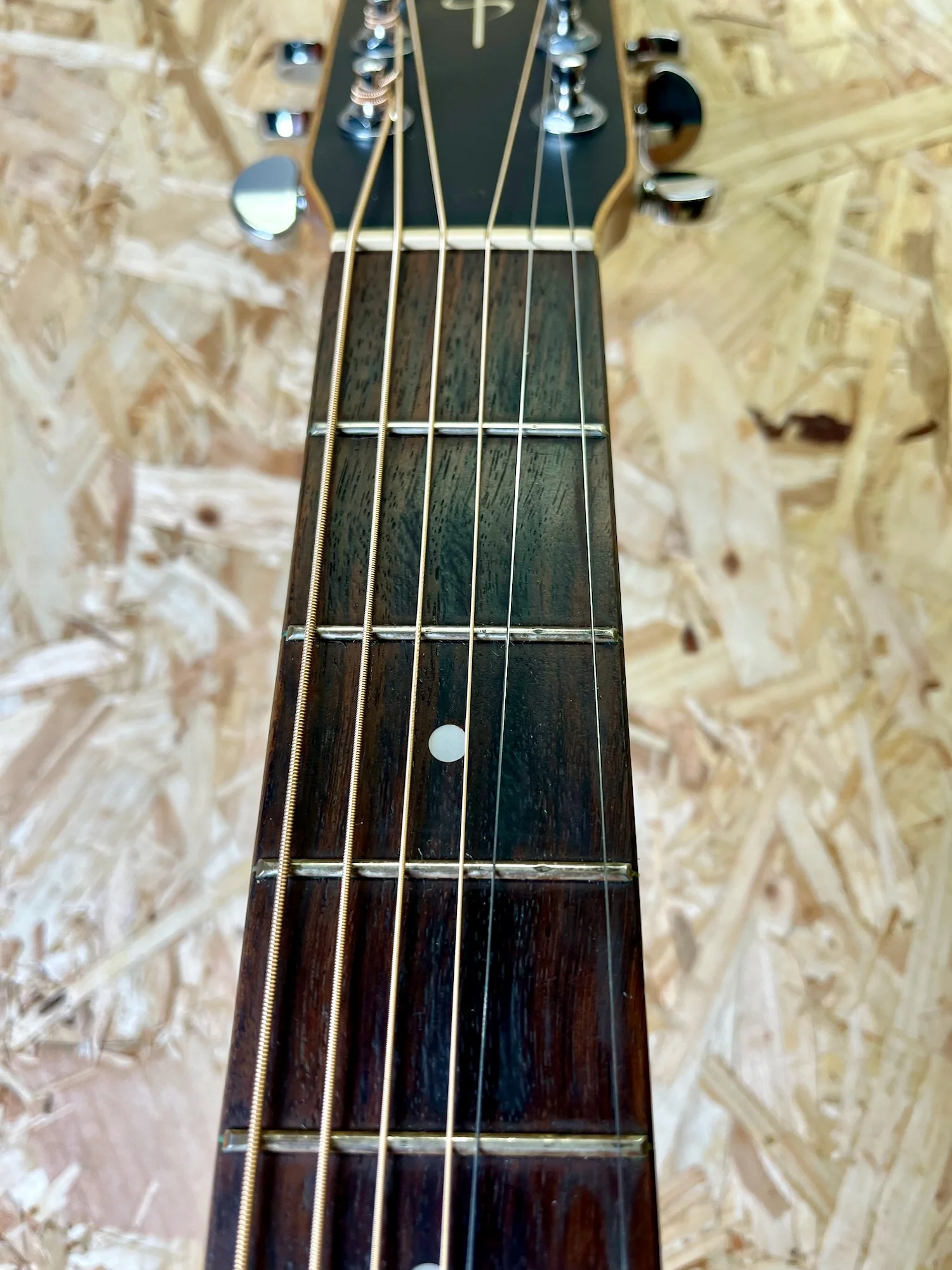 Simon & Patrick S&P 6 CW CEDAR Solid Top Electro Acoustic Guitar - Pre-owned - Image 8
