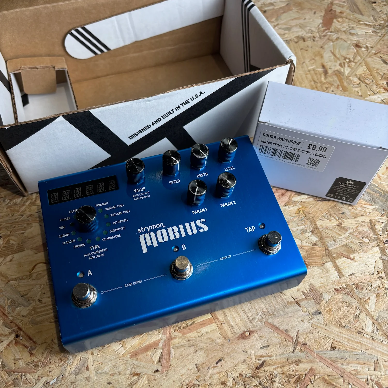Strymon Mobius Multi Modulation Effect Pedal w/Box - Pre-owned - Image 8