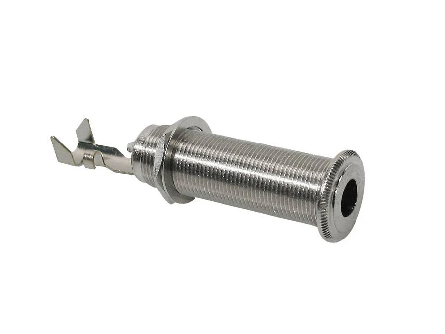 Switchcraft Barrel Jack Made in USA Nickel