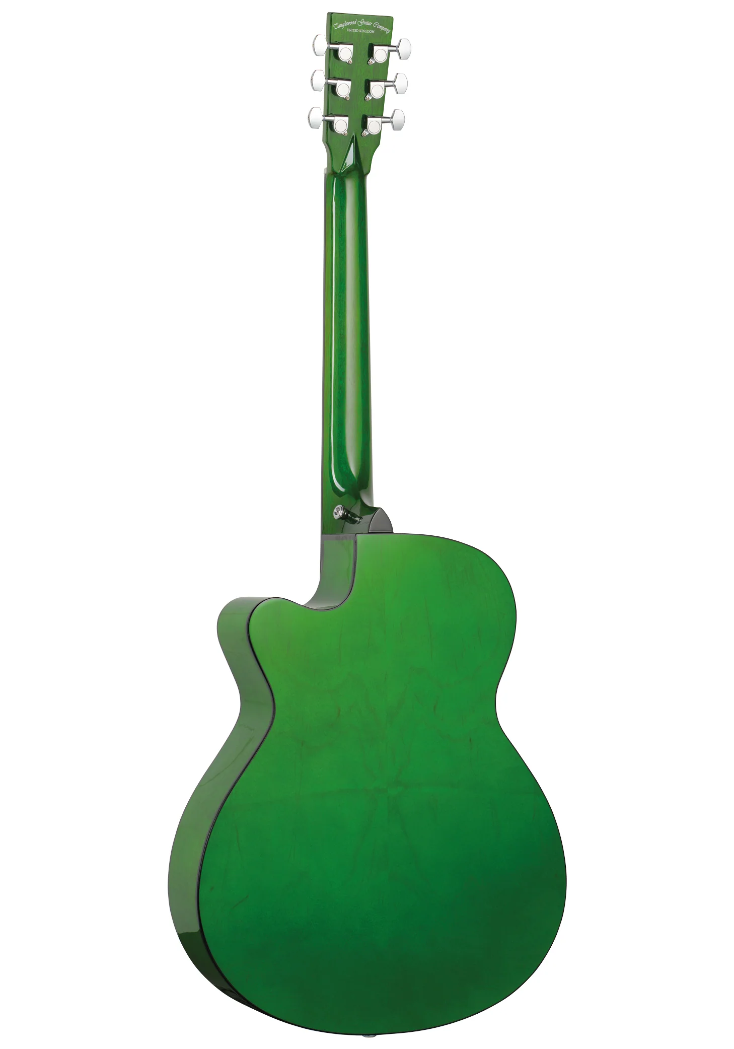 Tanglewood Azure TA4CEGR Super Folk Electro Acoustic Aurora Green Gloss - Image 2