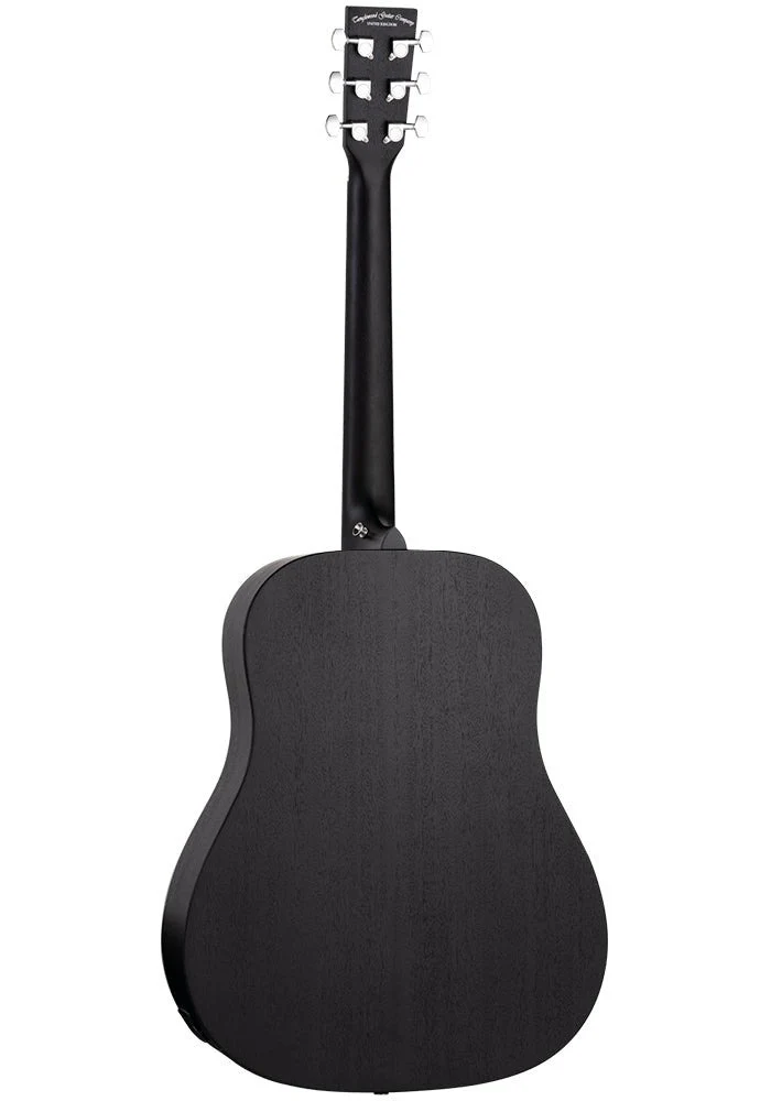 Tanglewood Blackbird Slope Shoulder Dreadnought Mahogany Electro Acoustic - Smokestack Black Satin - TWBB-SDE - Image 2