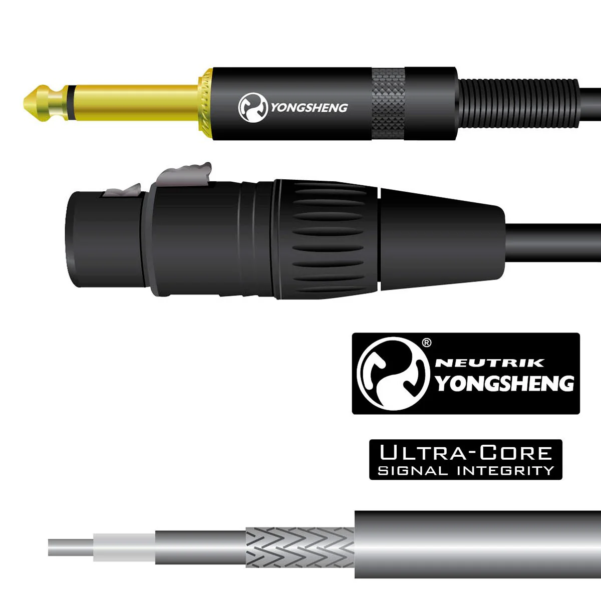 TGI Microphone Cable XLR-JACK 6m 20ft - Premium - Image 3