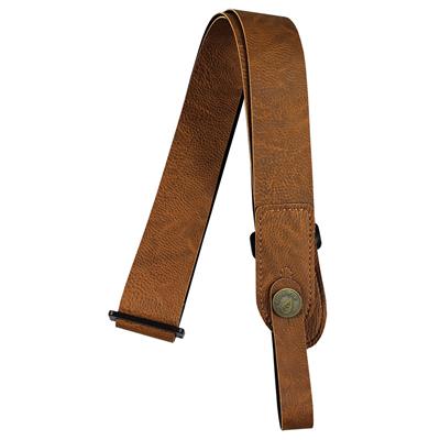 Ukulele Strap Ecostrap Premium 1.6" - Whiskey Brown
