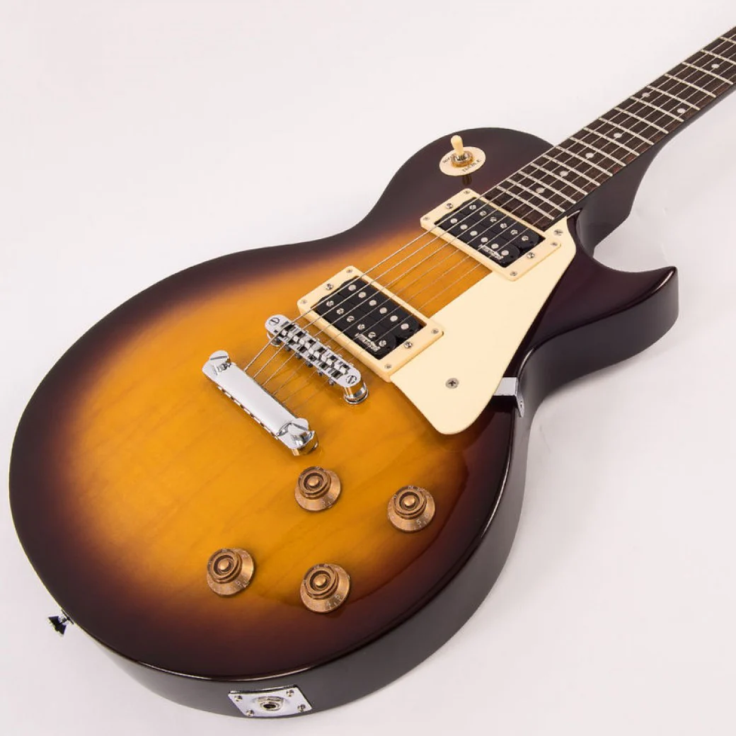 Vintage V100NB ReIssued Electric Guitar ~ Unbound Tobacco Sunburst - Image 8