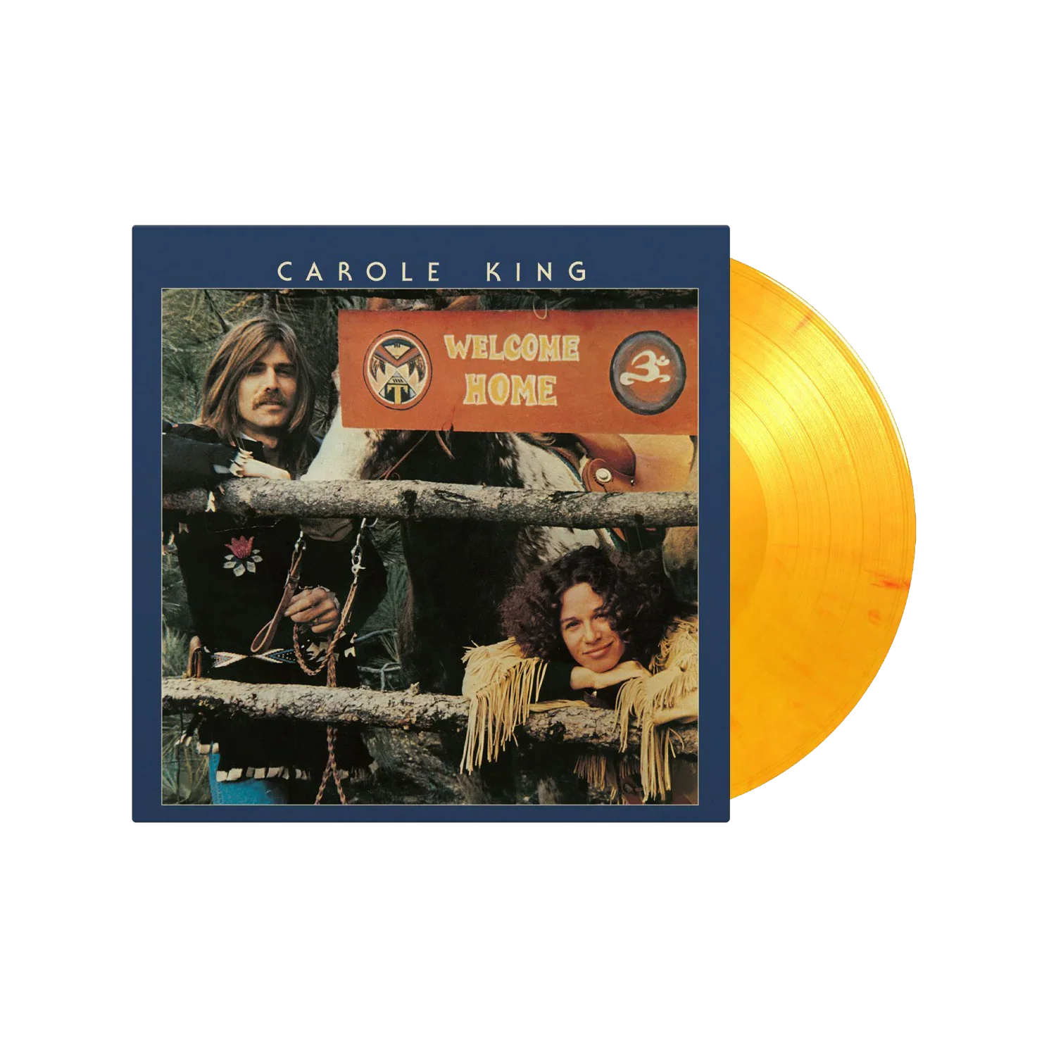 Welcome Home by Carole King Flaming Coloured Vinyl / 12" Album
