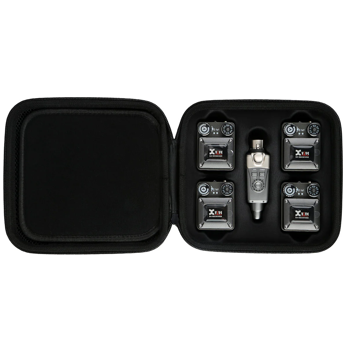 Xvive Travel Case for XU4R4 In-Ear Monitor Wireless System (4 Receivers) - Image 2