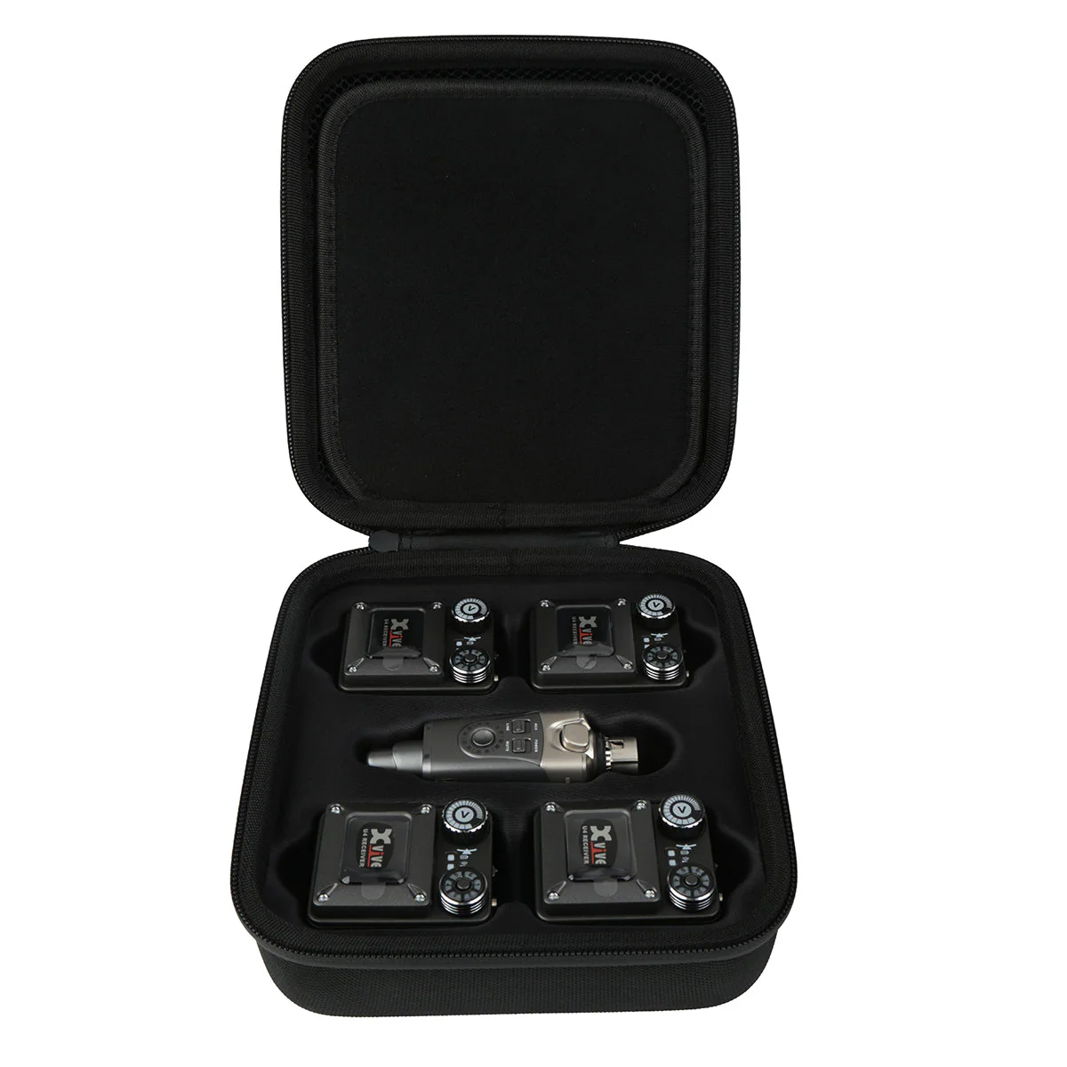 Xvive Travel Case for XU4R4 In-Ear Monitor Wireless System (4 Receivers) - Image 5