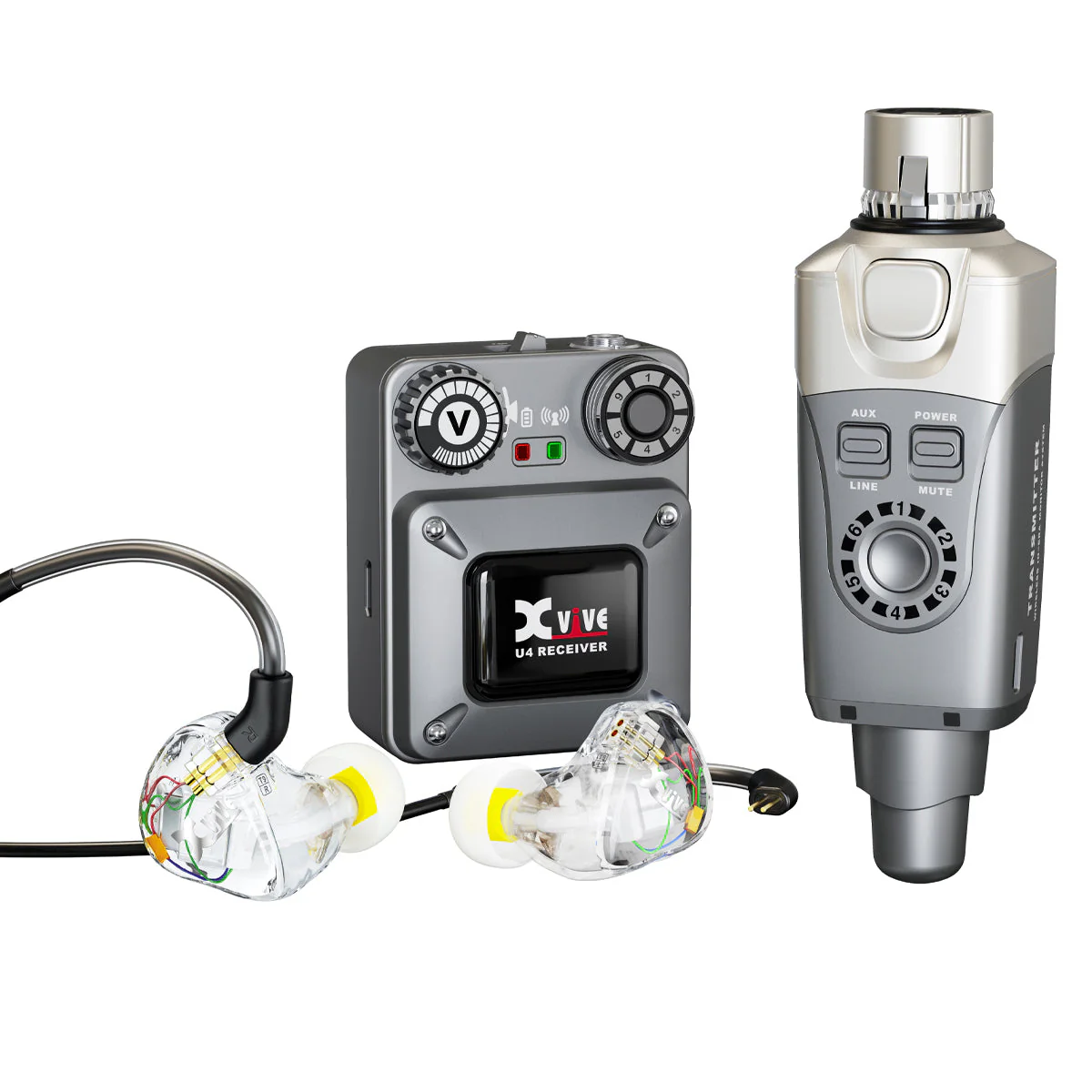 Xvive In-Ear Monitor Wireless System with T9 In-Ear Monitors and Travel Case - Image 3